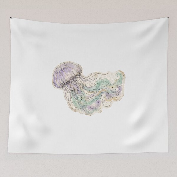 Item preview, Ethereal Celestial Jellyfish Watercolor Constellation designed and sold by Mr. Pawsome.