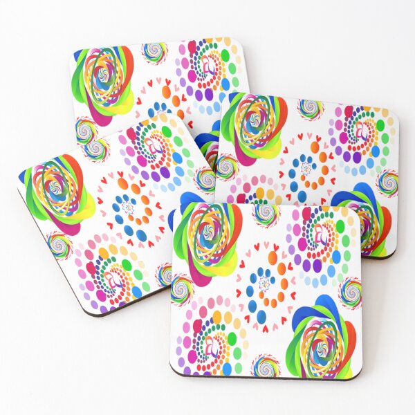 Item preview, Rainbow Bloom Kaleidoscope Art designed and sold by willafterrain.