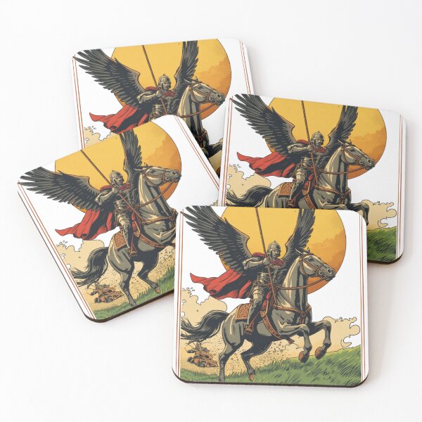 Item preview, Vintage Winged Hussar Polish knight dark fantasy designed and sold by MemoryZone.