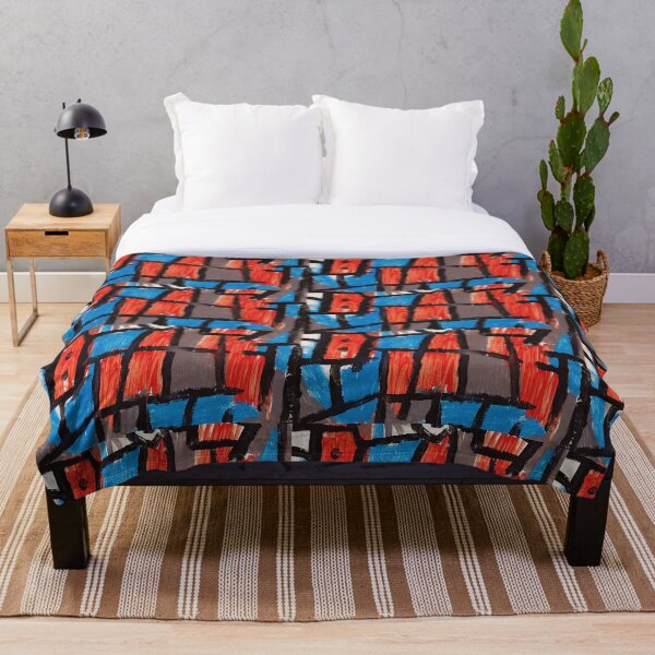 Item preview, PATRÓN ROJO AZUL NEGRO designed and sold by THE GOOD FIND.