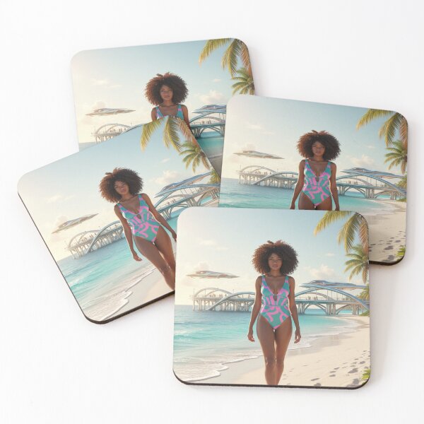 Item preview, Beach Vibes Tropical Ocean Shoreline Summer Aesthetic designed and sold by GraphixKing999.