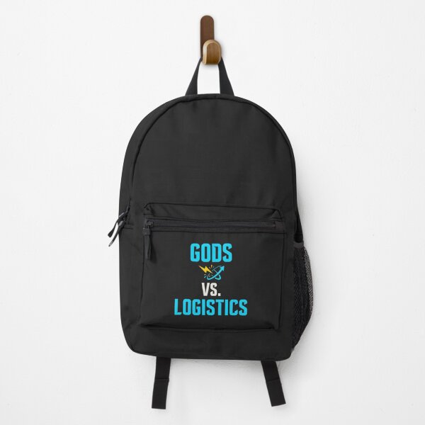 Item preview, Gods Vs Logistics Supply Chain Tech Humor Minimalist Typography designed and sold by SplashTastic.