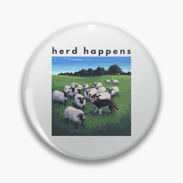 Item preview, Herd Happens designed and sold by TeeHee Puns.