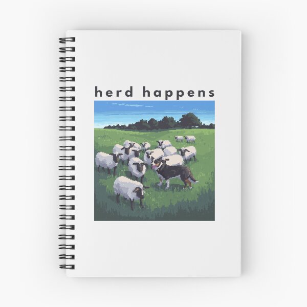 Item preview, Herd Happens designed and sold by TeeHee Puns.