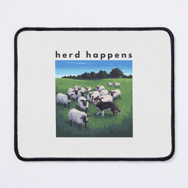 Item preview, Herd Happens designed and sold by TeeHee Puns.