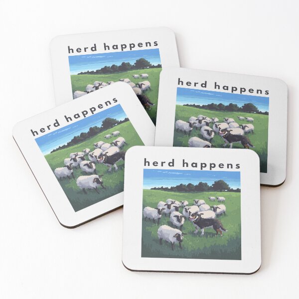 Item preview, Herd Happens designed and sold by TeeHee Puns.