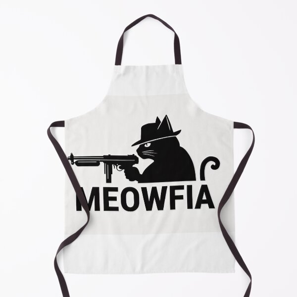 Item preview, Cat Mafia Meowfia Tommy Gun Logo designed and sold by C-Plus-Home.
