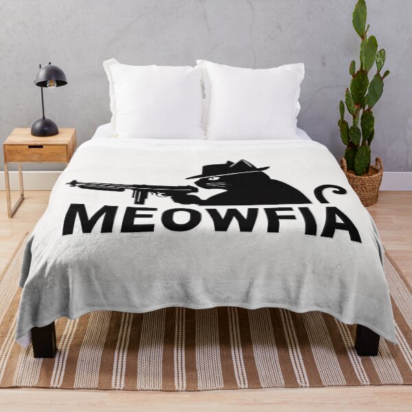 Item preview, Cat Mafia Meowfia Tommy Gun Logo designed and sold by C-Plus-Home.
