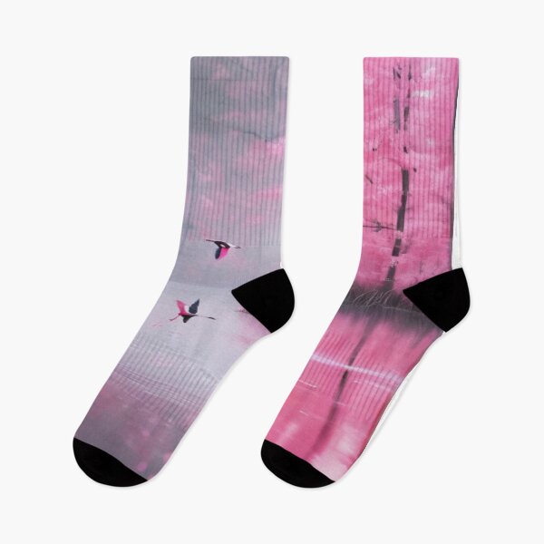 Item preview, Pink Forest Dreamscape by the Lake designed and sold by Rach Visuals.