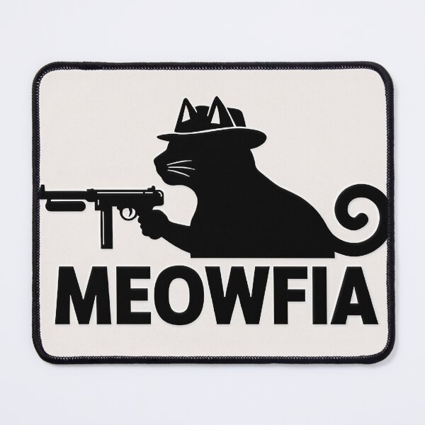 Item preview, Cat Mafia Meowfia Tommy Gun designed and sold by C-Plus-Home.
