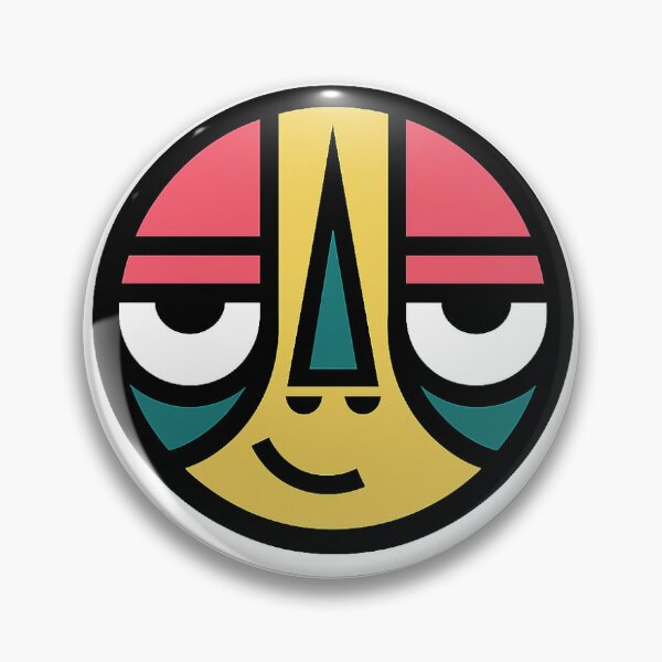 Item preview, leepy Tribal Face | Minimal Retro Sticker designed and sold by allisAlie.