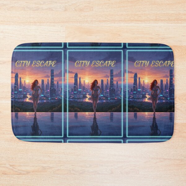 Item preview, City Escape Cyberpunk Skyline Sunset Aesthetic designed and sold by GraphixKing999.