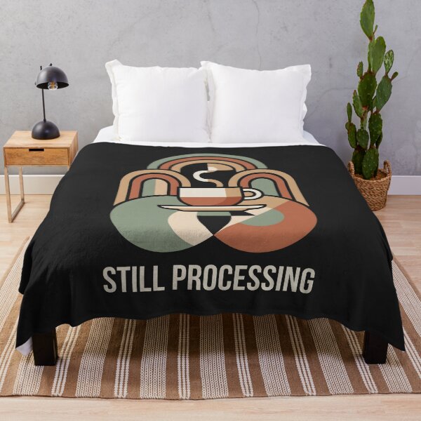 Item preview, Still Processing Retro Mid Century Coffee Humor designed and sold by SplashTastic.