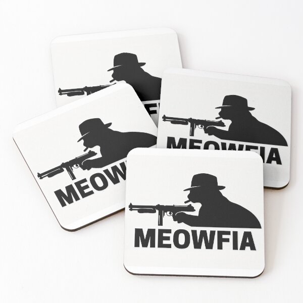 Item preview, Cat Mafia Meowfia Tommy Gun designed and sold by C-Plus-Home.