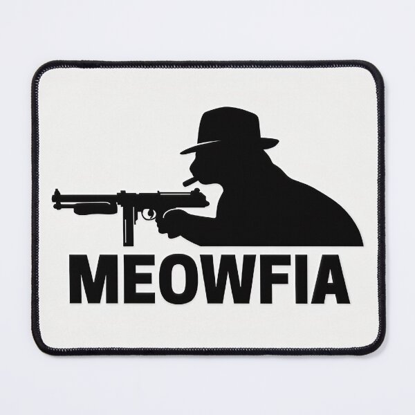 Item preview, Cat Mafia Meowfia Tommy Gun designed and sold by C-Plus-Home.