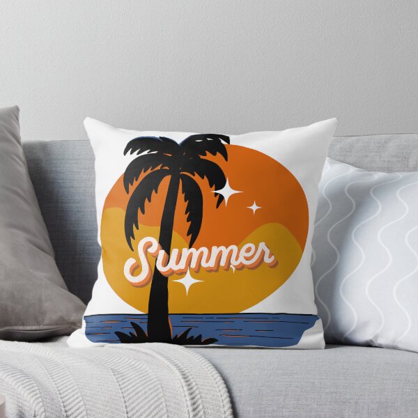 Item preview, Retro summer sunset palm tree beach vacation vintage design designed and sold by introvertarts.