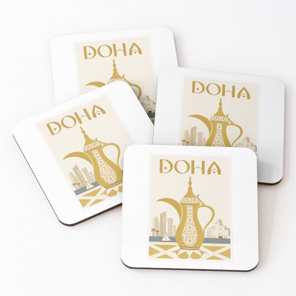 Item preview, Doha Dallah Coffee Pot Poster designed and sold by Beyond Destinations.