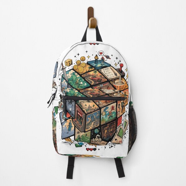 Item preview, Video Game Nostalgia Cube Retro Gaming Arcade Collage Vintage Art designed and sold by Shakhbata-1.