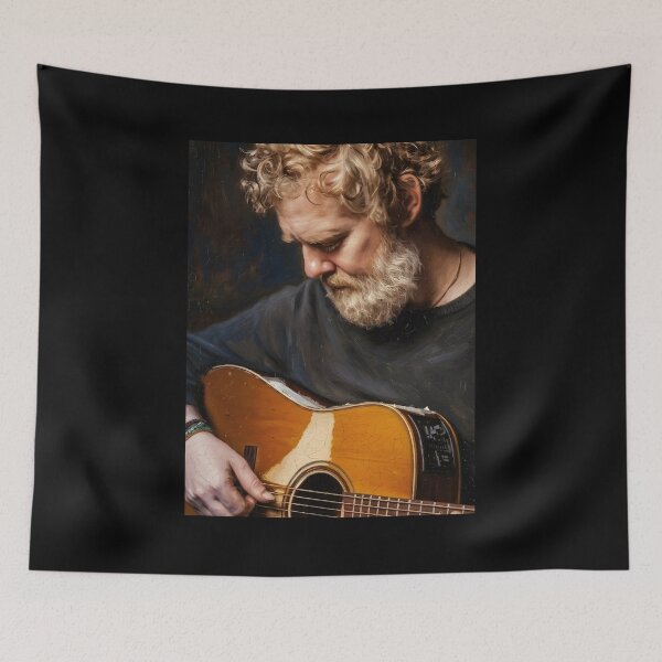 Item preview, Glen Hansard Oil Painting designed and sold by maretsad.
