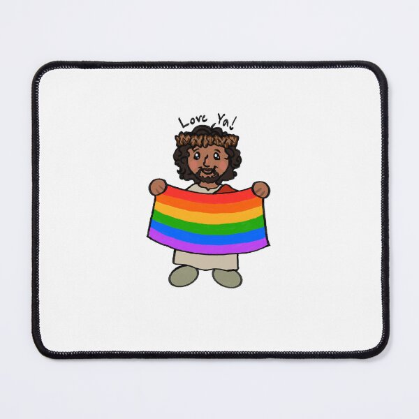 Item preview, Jesus Ally pride sticker designed and sold by AbsurdSketch.