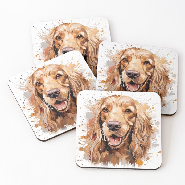 Item preview, English Cocker Spaniel - Watercolour Dog Breeds Collection designed and sold by TheCanineCanvas.