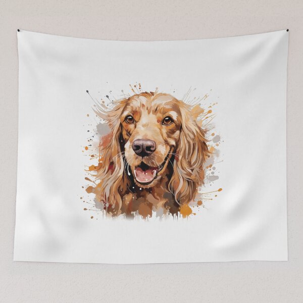 Item preview, English Cocker Spaniel - Watercolour Dog Breeds Collection designed and sold by TheCanineCanvas.