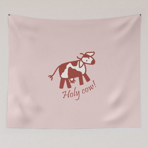 Item preview, Holy Cow! Brown and white Bovine designed and sold by FrancesPoff.