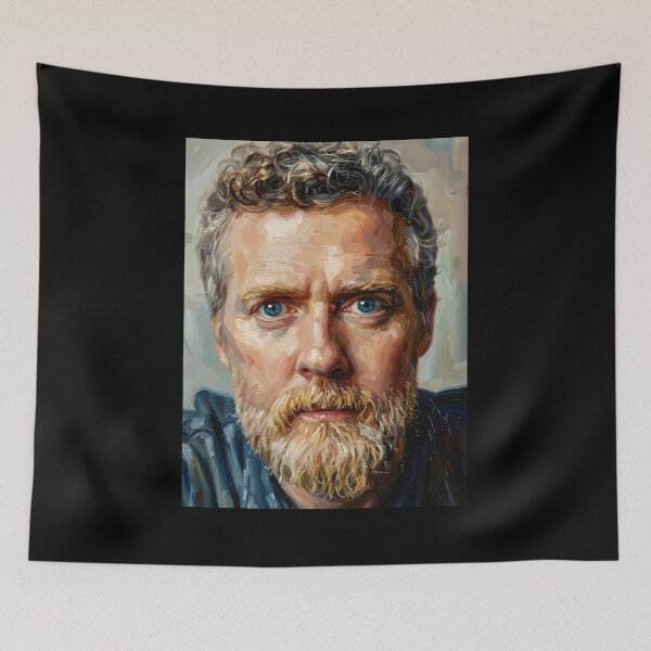 Item preview, Glen Hansard Oil Painting designed and sold by maretsad.