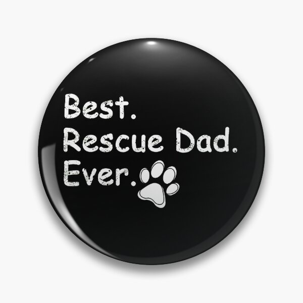 Item preview, Best Rescue Dad Ever Paw Print Animal Adoption designed and sold by SoyLamderma.