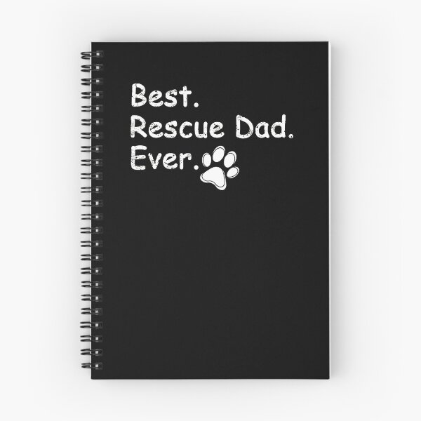 Item preview, Best Rescue Dad Ever Paw Print Animal Adoption designed and sold by SoyLamderma.