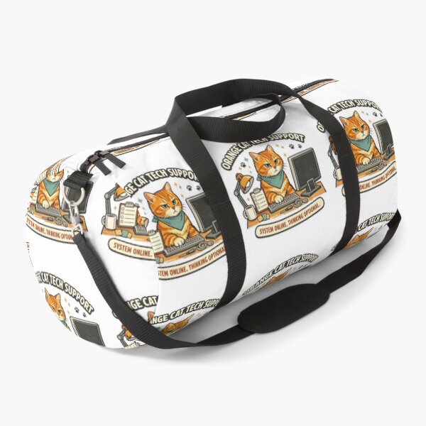 Item preview, Orange Cat Tech Support – System Online Thinking Optional designed and sold by Concrete Coffee Studio.