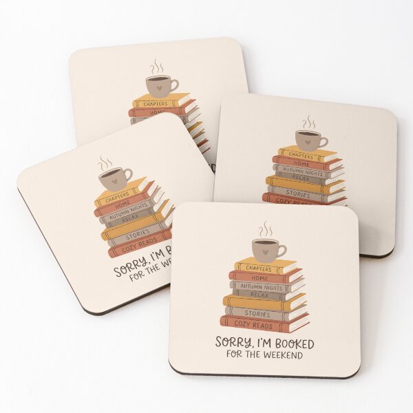 Item preview, Sorry I'm Booked For The Weekend Bookworm Cozy Fall designed and sold by SplashTastic.