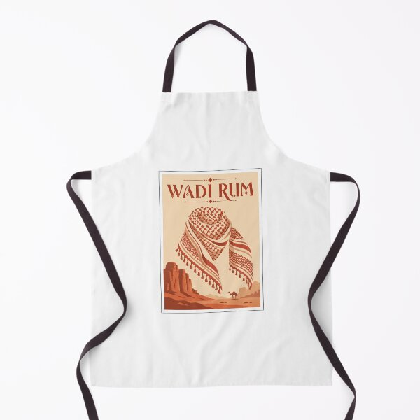 Item preview, Wadi Rum Keffiyeh Desert Poster designed and sold by Beyond Destinations.