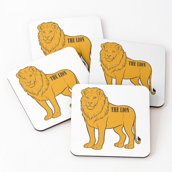 Item preview, Bold Golden Lion Vector Illustration designed and sold by ardobalenoni12.