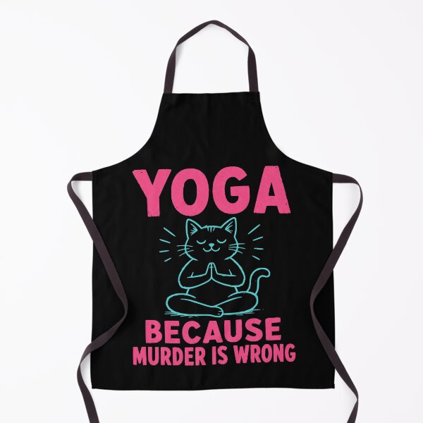Item preview, Yoga Because Murder is Wrong designed and sold by Studio Bankai.