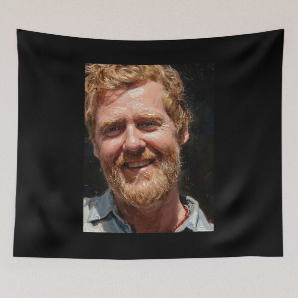 Item preview, Glen Hansard Oil Painting designed and sold by maretsad.