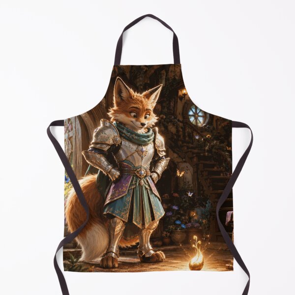 Item preview, Curious Fox Knight and the Golden Seed designed and sold by AldenRook.