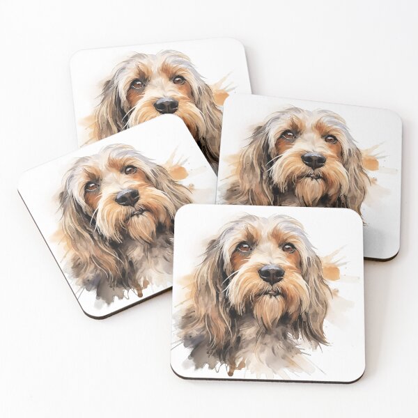 Item preview, Petite Basset Griffon Vendeen - Watercolour Dog Breeds Collection designed and sold by TheCanineCanvas.