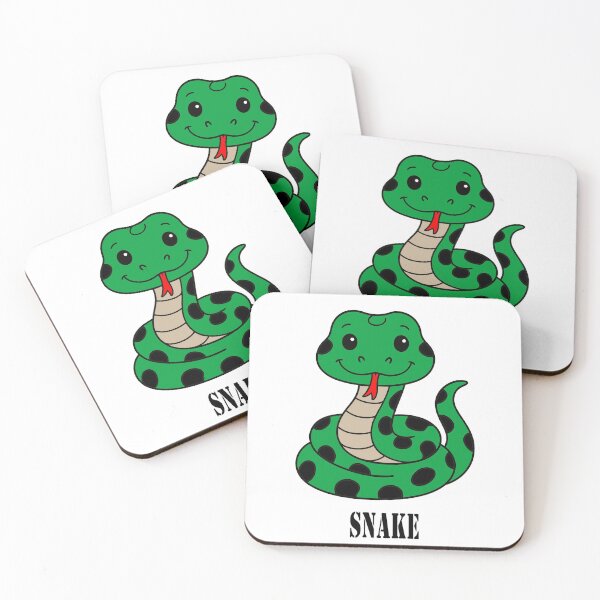 Item preview, Cute Smiling Green Snake Cartoon Vector designed and sold by ardobalenoni12.