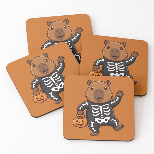 Item preview, Capybara Halloween Skeleton Costume designed and sold by Ivy-Triggs.