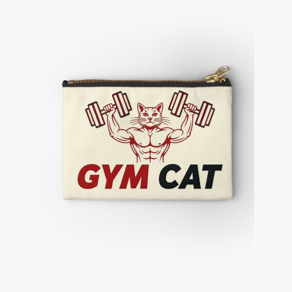 Item preview, Muscular Cat Bodybuilder Gym Logo designed and sold by C-Plus-Home.