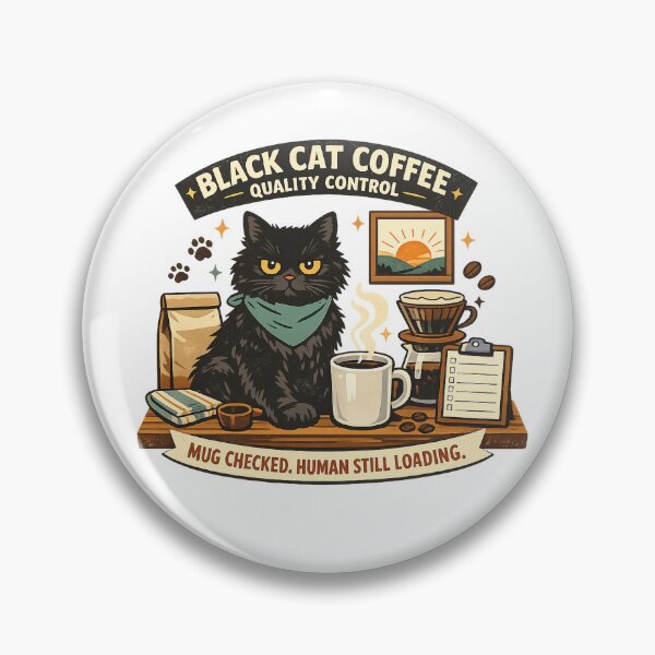 Item preview, Black Cat Coffee Quality Control designed and sold by Concrete Coffee Studio.