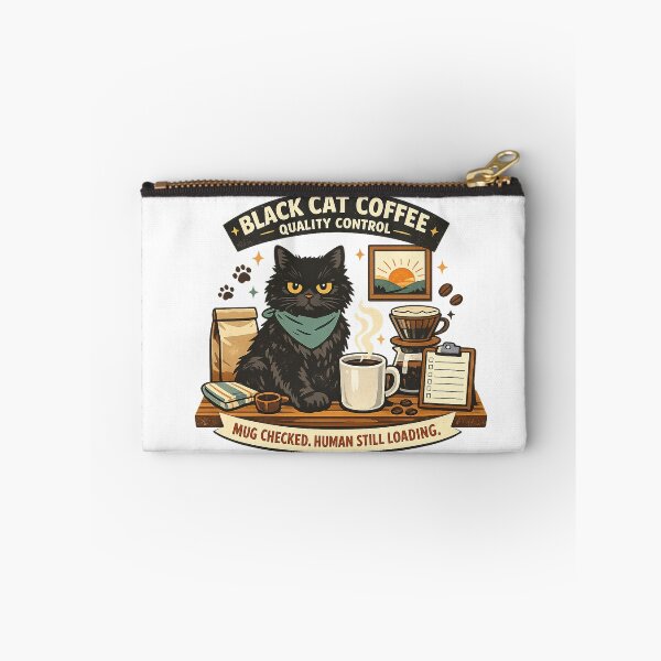 Item preview, Black Cat Coffee Quality Control designed and sold by Concrete Coffee Studio.