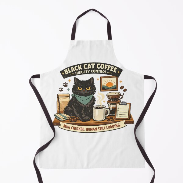 Item preview, Black Cat Coffee Quality Control designed and sold by Concrete Coffee Studio.