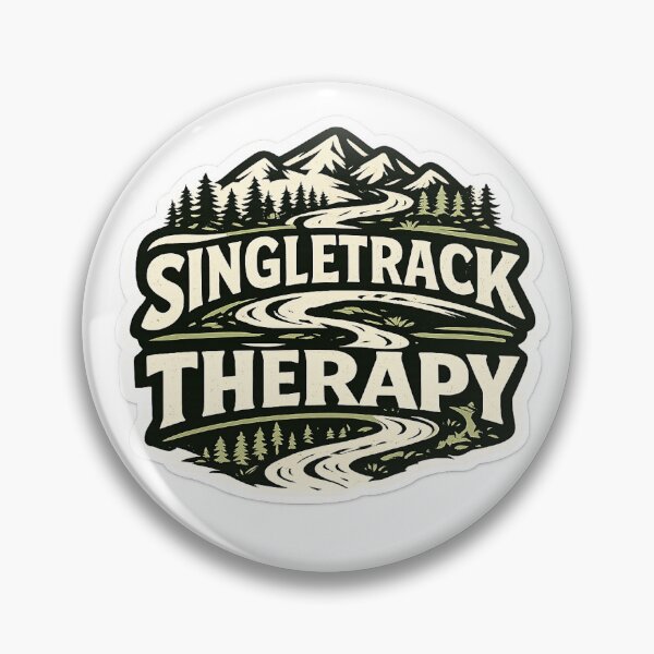 Item preview, Singletrack Therapy Sticker designed and sold by SingleTrackes.