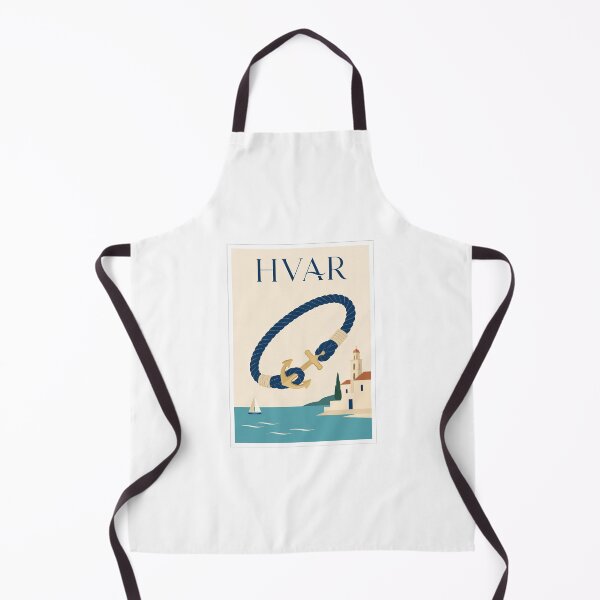 Item preview, Hvar Anchor Bracelet Travel Poster designed and sold by Beyond Destinations.