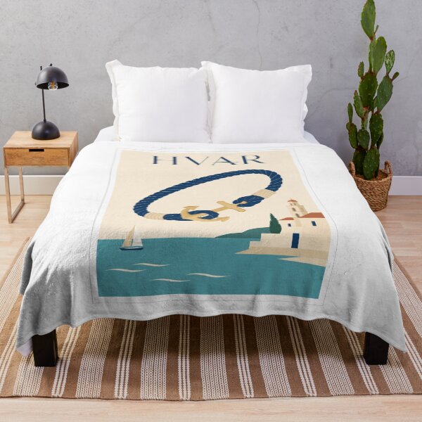 Item preview, Hvar Anchor Bracelet Travel Poster designed and sold by Beyond Destinations.