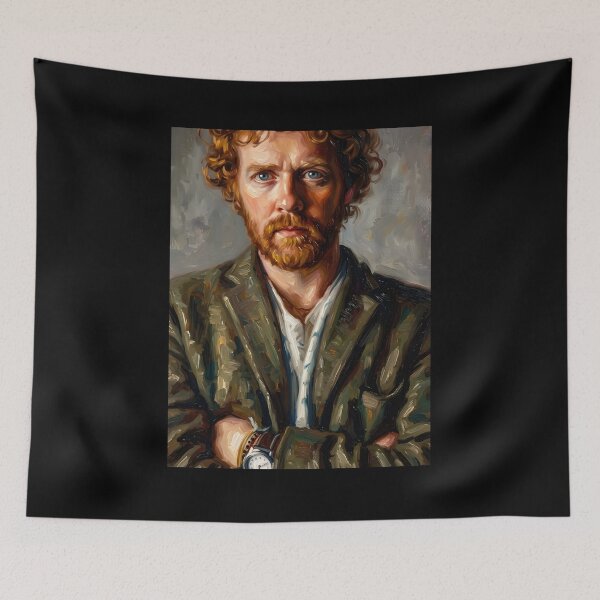 Item preview, Glen Hansard Oil Painting designed and sold by maretsad.