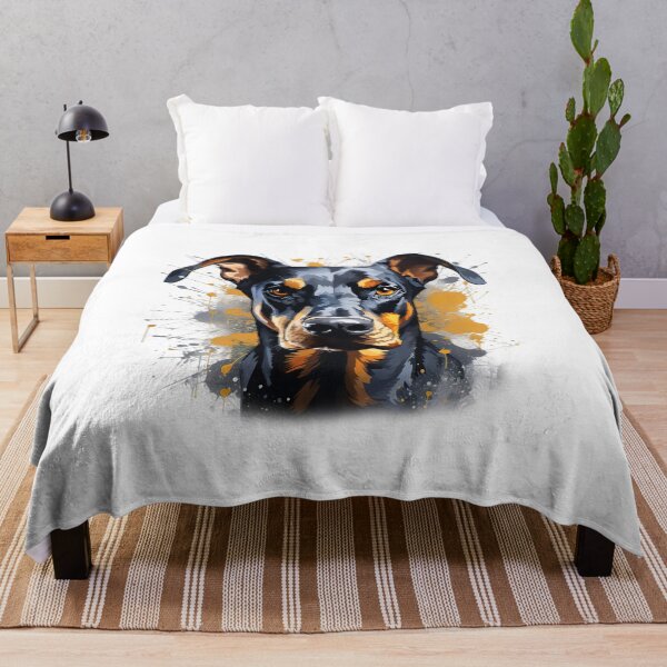 Item preview, Doberman Pinscher - Watercolour Dog Breeds Collection designed and sold by TheCanineCanvas.