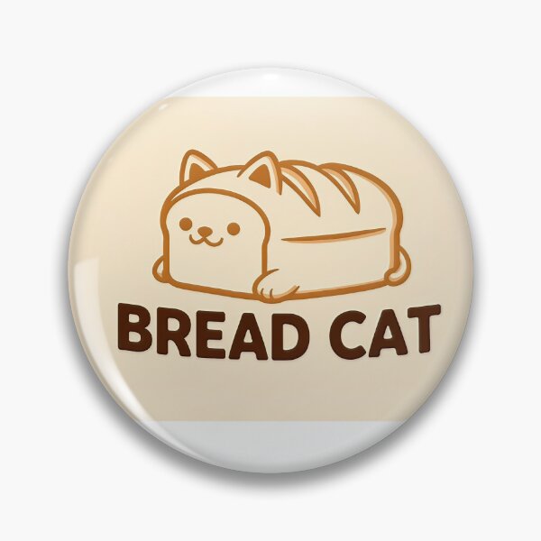 Item preview, Cute Cat Bread Loaf Logo designed and sold by C-Plus-Home.